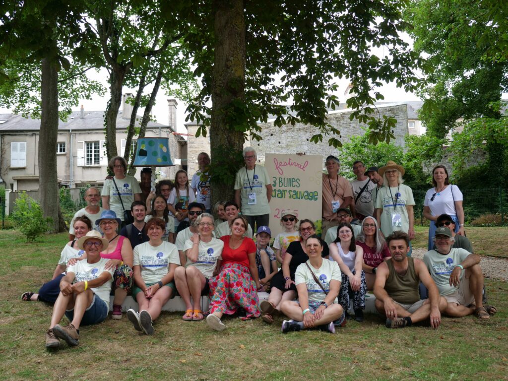 Bénévoles du festival 3 bulles d'air sauvage
