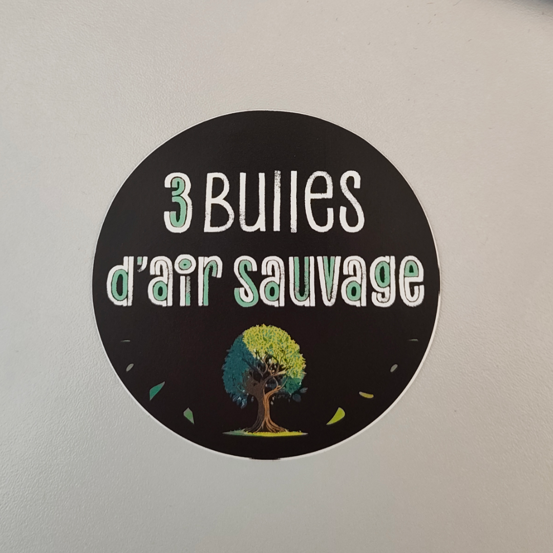Sticker 3 Bulles d'Air Sauvage